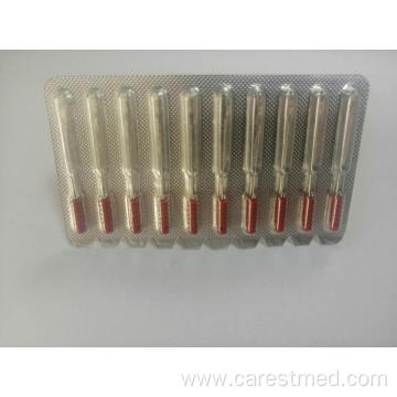 Disposable Dental Barbed Broaches with plastic Handle 21mm 25mm 0-6#